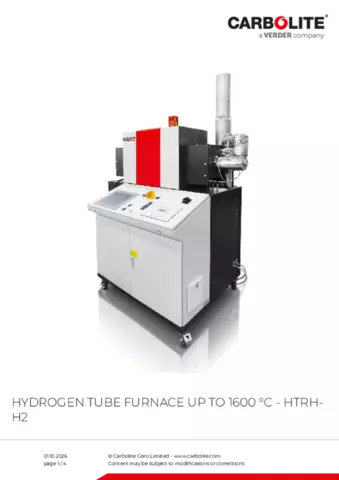 Product data sheet HTRH-H2