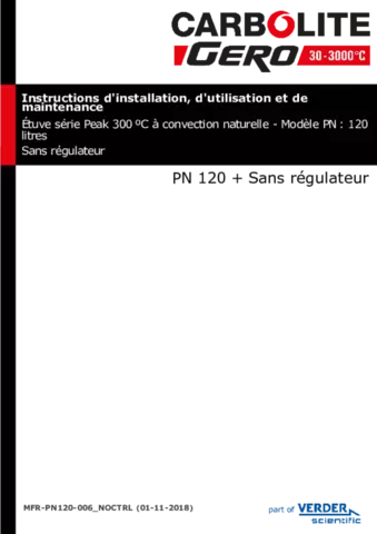 PN 120 with No Controls Section