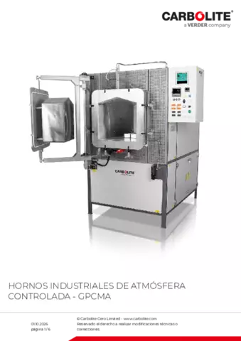 Hoja de datos del producto GPCMA