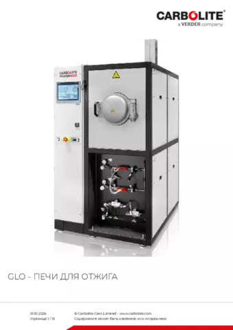 Паспорт изделия GLO