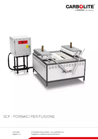 Scheda tecnica del prodotto SCF
