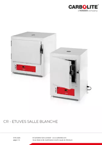 Fiche produit CR