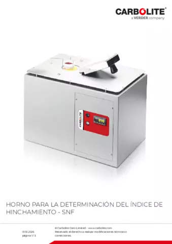 Hoja de datos del producto SNF