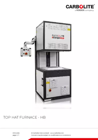 Product data sheet HB