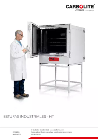 Hoja de datos del producto HT