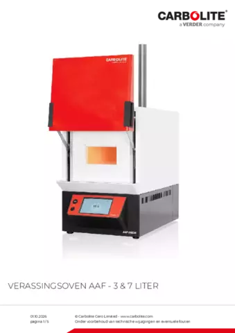 Productinformatieblad AAF 3-7 litres