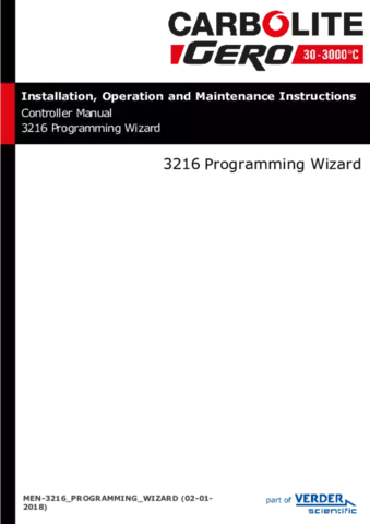 3216 Programming Wizard