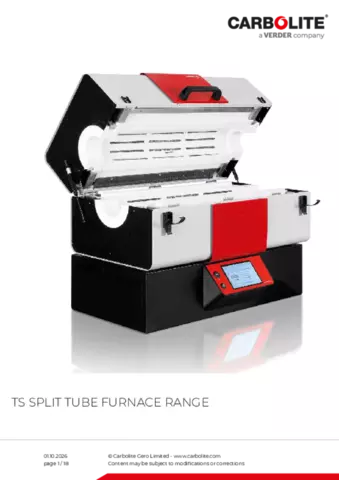 Product data sheet TS range