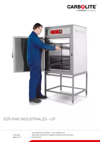 Hoja de datos del producto GP