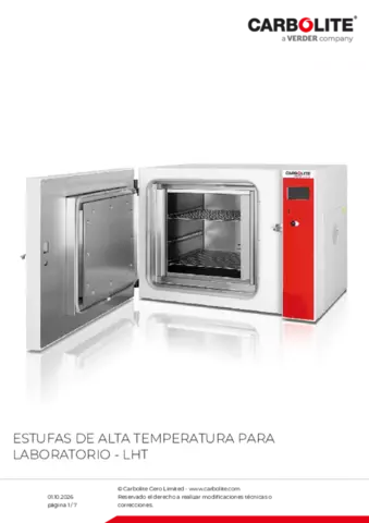 Hoja de datos del producto LHT