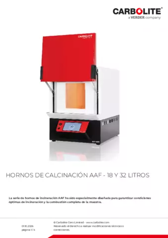 Hoja de datos del producto AAF 18-32 litres