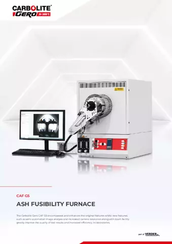 Ash Fusibility Furnace - CAF G5