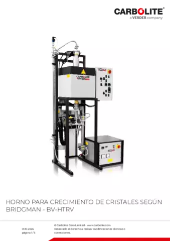 Hoja de datos del producto BV-HTRV