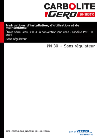 PN 30 with No Controls Section