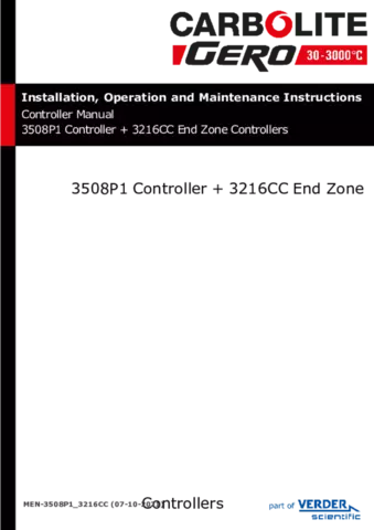 3508P1 Centre Zone Controller  + 3216CC End Zone Controllers 
