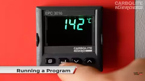 Temperature Controller 3016: Running/Holding/Resetting a Program