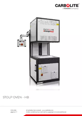 Productinformatieblad HB