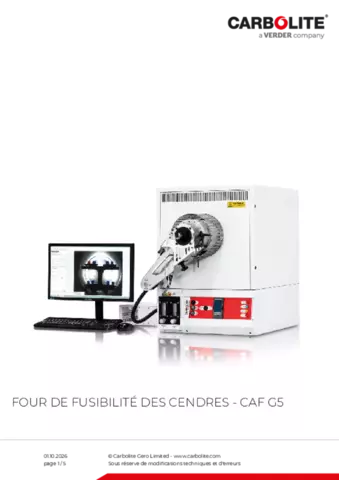 Fiche produit CAF G5
