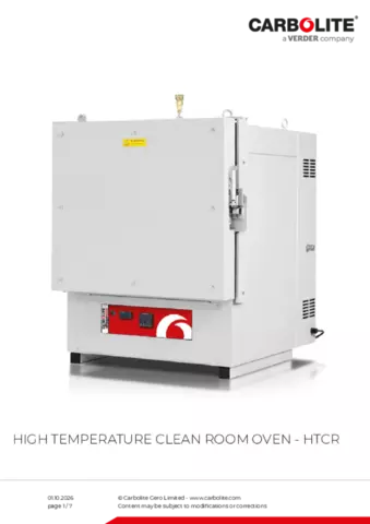 Product data sheet HTCR