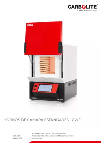 Hoja de datos del producto CWF