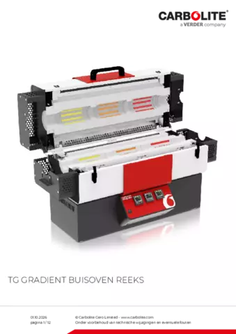 Productinformatieblad TG range