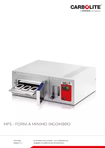 Scheda tecnica del prodotto MFS