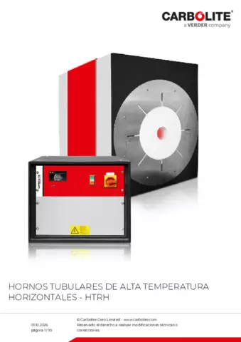 Hoja de datos del producto HTRH