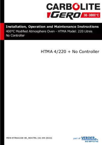 HTMA 4/220 with No Controls Section