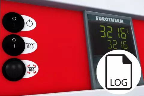 Temperature Controller 3216P1: Data logging