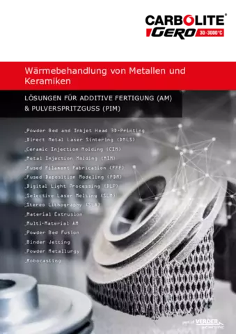 Lösungen für Additive Fertigung (AM) & Pulverspritzguss (PIM)