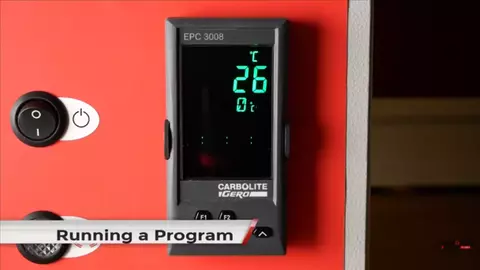Temperature Controller 3008: Running/Holding/Resetting a Program