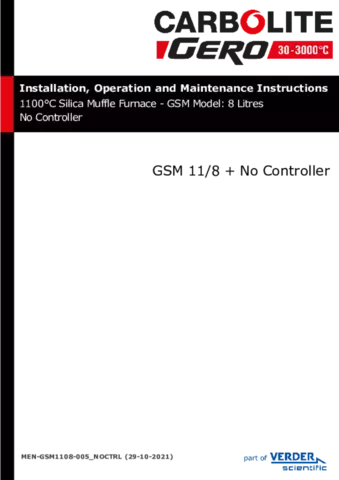 GSM 11/8 with No Controls Section